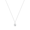 Collar plateado estrella