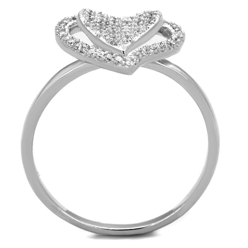 Anillo con forma de corazón