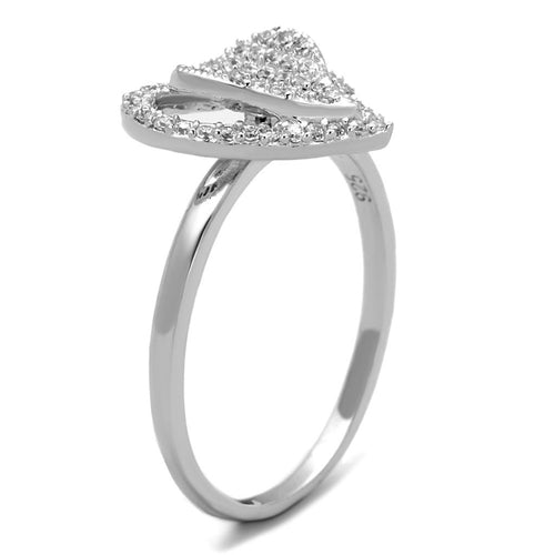 Anillo con forma de corazón