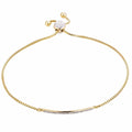 Pulsera dorada elegante.